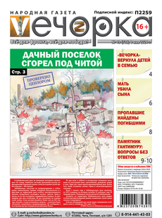 "Вечорка" № 19: Дачный поселок сгорел под Читой