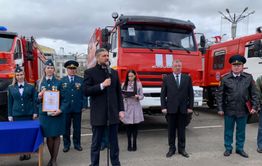 Новую пожарно-спасательную технику вручили боевым расчетам МЧС в Забайкалье