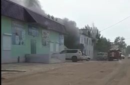Семья из Приаргунска спаслась от пожара, прыгнув в окно со второго этажа