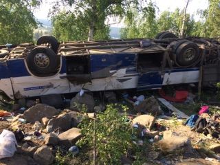 Число жертв ДТП с автобусом выросло до 14. Утром скончался водитель