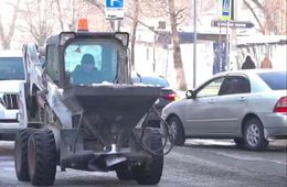 Новый реагент применили на дорогах Читы