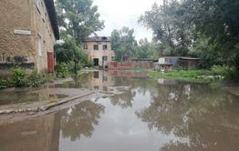 Остров затопило после обильных дождей