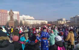Читинцы празднуют Сагаалган