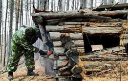 В Нерчинском районе лесники снесли зимовье поджигателей