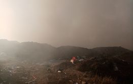 «Олероновская» свалка вторые сутки горит в Борзе