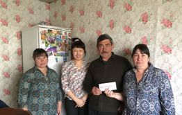 Лучшая многодетная семья Забайкалья выиграла 25 тыс руб. в розыгрыше «Вечорки»