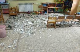 ​Обрушившийся потолок в детсаду Забайкалья восстановили только после вмешательства прокуратуры