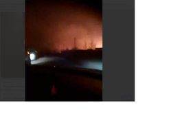 ​Магазин сгорел в Борзе, жители отстаивают свои дворы