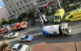 Маршрутка с пассажирами перевернулась в центре Читы
