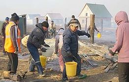 Пожар в Забайкальске: выгорела целая улица (фото)