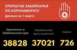 Коронавирус в Забайкалье идет на спад
