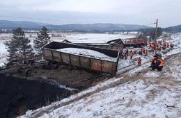 Движение полностью восстановлено на месте схода 12-ти вагонов в Забайкалье 