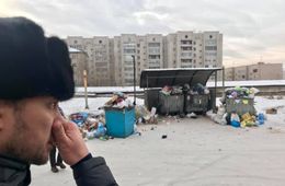 Губернатор на мусорных кучах