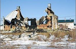 Дом для переселенцев в Аксеново-Зиловском подожгли
