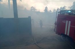​Вчерашний пожар в Атамановке уничтожил не дом, а дачу