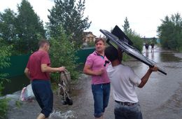 Уровень воды в Читинке упал, в Ингоде - повысился