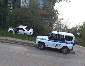 Пьяный водитель в Чите сбил женщину на тротуаре