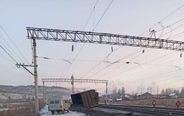 Семнадцать вагонов с углем сошли с рельсов в Могочинском районе 
