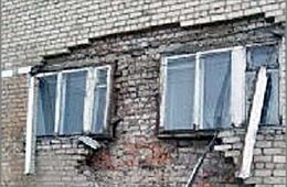 В нерчинском доме развалилась стена