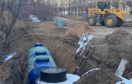 ДМРСУ начало укладывать ливневую канализацию на Горького в Чите