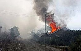 Горит приграничный Забайкальск