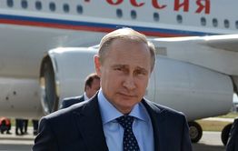 Эксклюзивное видео: Самолет с Путиным сел в аэропорту Читы