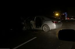 Как минимум три машины столкнулись на трассе Чита — Хабаровск