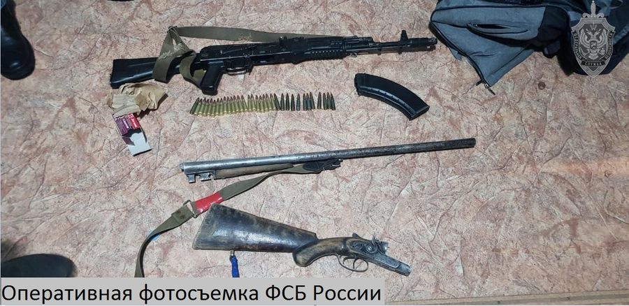 В Забайкалье нашли очередной тайник с оружием — охолощенный Калашников был переделан под боевой