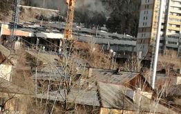 В Чите ликвидирован пожар на башенном кране
