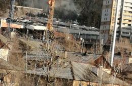 В Чите ликвидирован пожар на башенном кране