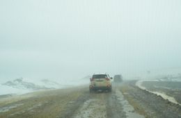 Власти попросили забайкальцев воздержаться от поездок по заснеженным дорогам