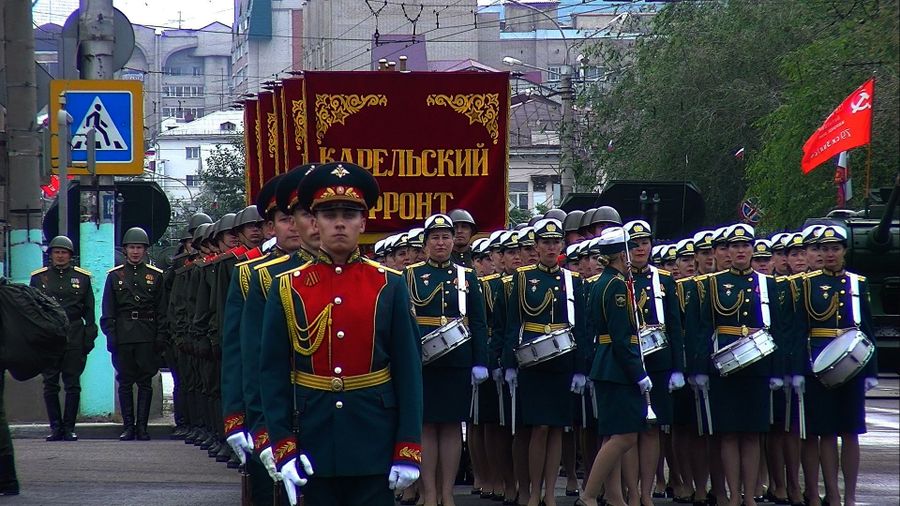 Вечорка ТВ: В Чите прошел военный парад в честь 75 ой годовщины Великой Победы