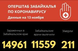 Больше 200 забайкальцев скончались от коронавируса с начала пандемии 