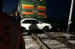 Авария на железнодорожном переезде в Забайкальске