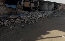 В гаражном кооперативе на КСК в Чите рухнула стена