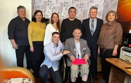 В Забайкалье герой Великой Отечественной войны отметил 100-летие 