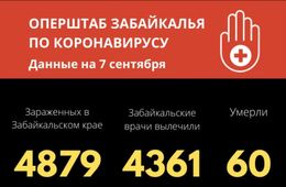 За прошедшие сутки в Забайкалье еще 40 человек заразились коронавирусом 