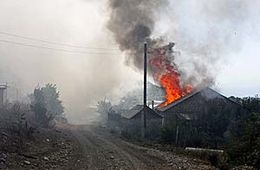Горит приграничный Забайкальск