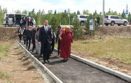 В нацпарке Алханай состоится освящение восьми ступ благодеяний Будды