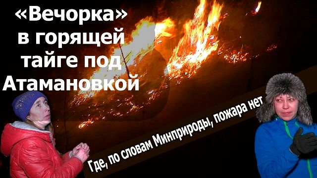 Вечорка ТВ: «Вечорка» в горящей тайге под Атамановкой