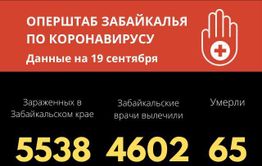 За сутки в Забайкалье почти 60 человек заразились коронавиурсом 