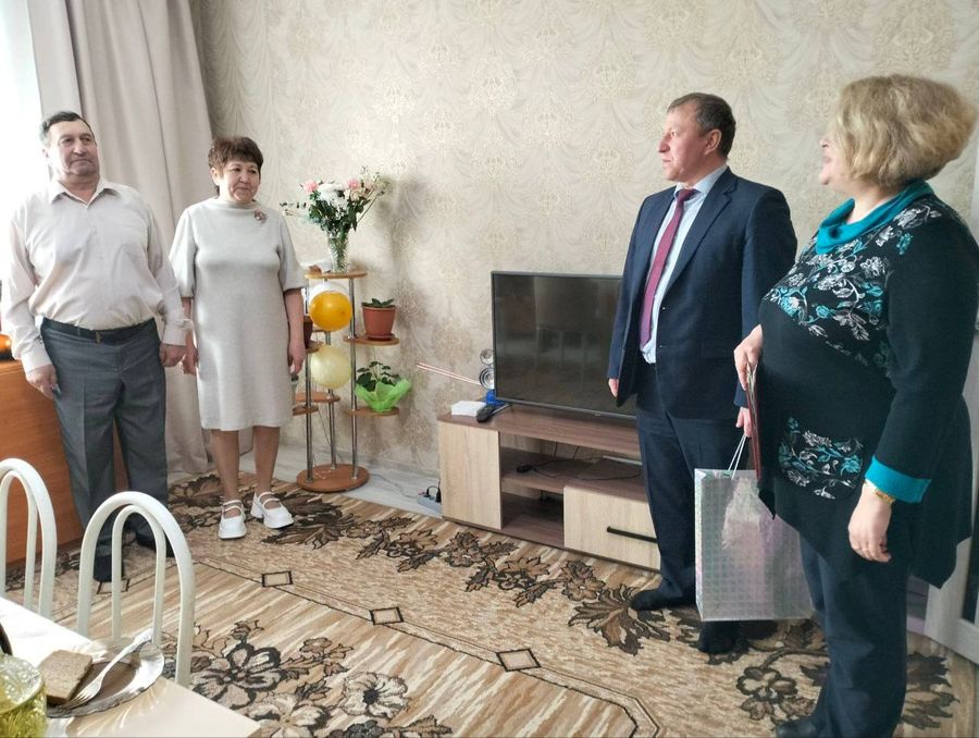 Золотую свадьбу отметили супруги из Железнодорожного района Читы