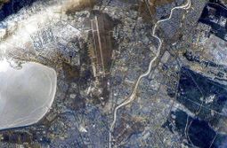 Российский космонавт показал новогоднюю Читу из космоса