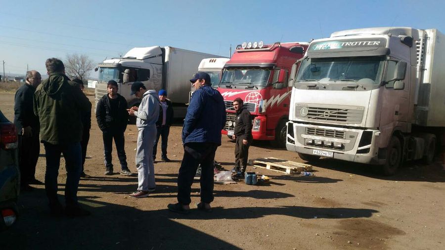 Забастовка дальнобойщиков в Забайкалье набирает обороты
