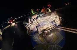 Три человека погибли в ДТП на трассе в Нерчинском районе 