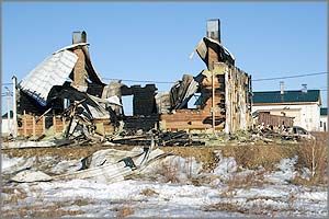 Дом для переселенцев в Аксеново-Зиловском подожгли