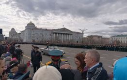 Парад в честь Дня Победы начался в Чите