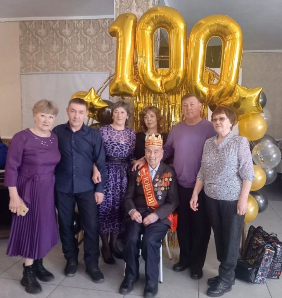 100-летие отметил ветеран Великой Отечественной войны из Багульного 