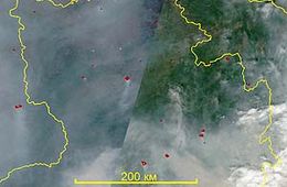 Лесные пожары угрожают северу Забайкальского края