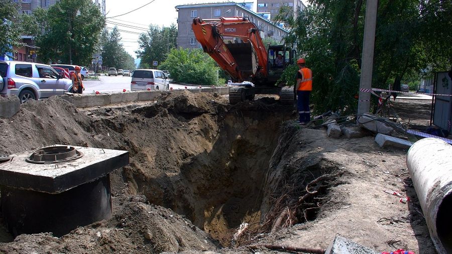 В Чите подрядная организация оштрафована на 20 тыс. рублей за повреждение канализации